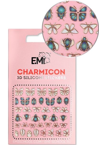 Charmicon 3D Stickers, 135 Insects