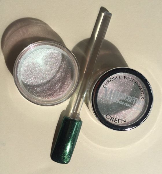 Chrome Effect Powder, Green 2g