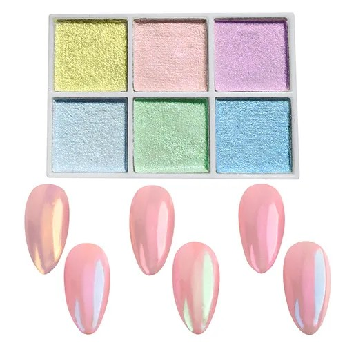 Palette de pigments Aura Kiss avec applicator , à mélanger avec du gel ou à appliquer avec un pinceau à pigments.