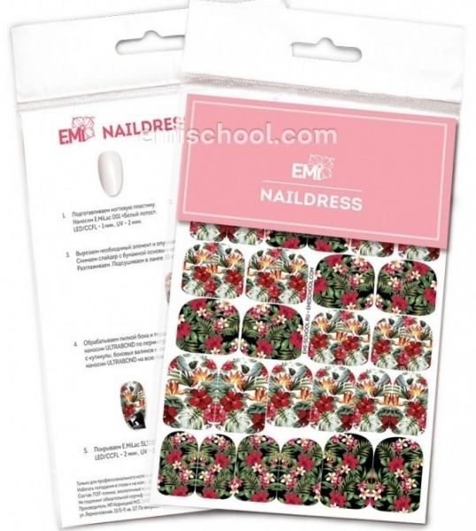 Naildress Slider Design 33 Tropical Print
