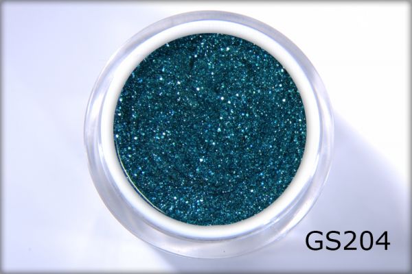 Glitter Gel, Aqua Turquoise, 4,5 ml