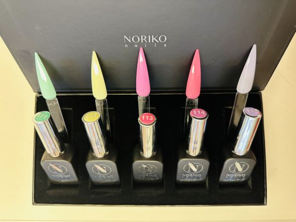 Noriko gellac "Hello Pastello" 5 couleurs à 10 ml prix spécial.