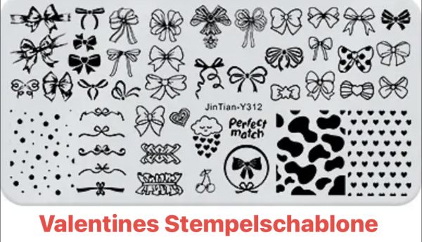 Stamp template Valentine