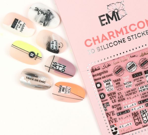 Charmicon 3D Stickers, 144 Be Nice