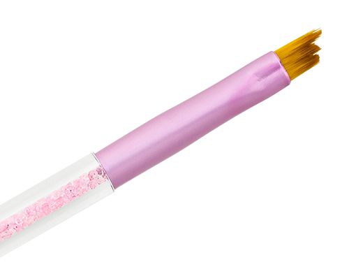 Brush for flower painting with 3 prongs