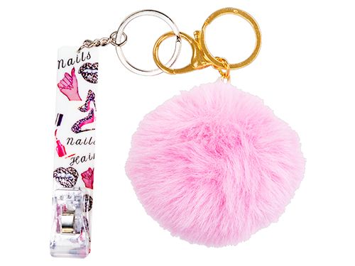 key ring with clip for card